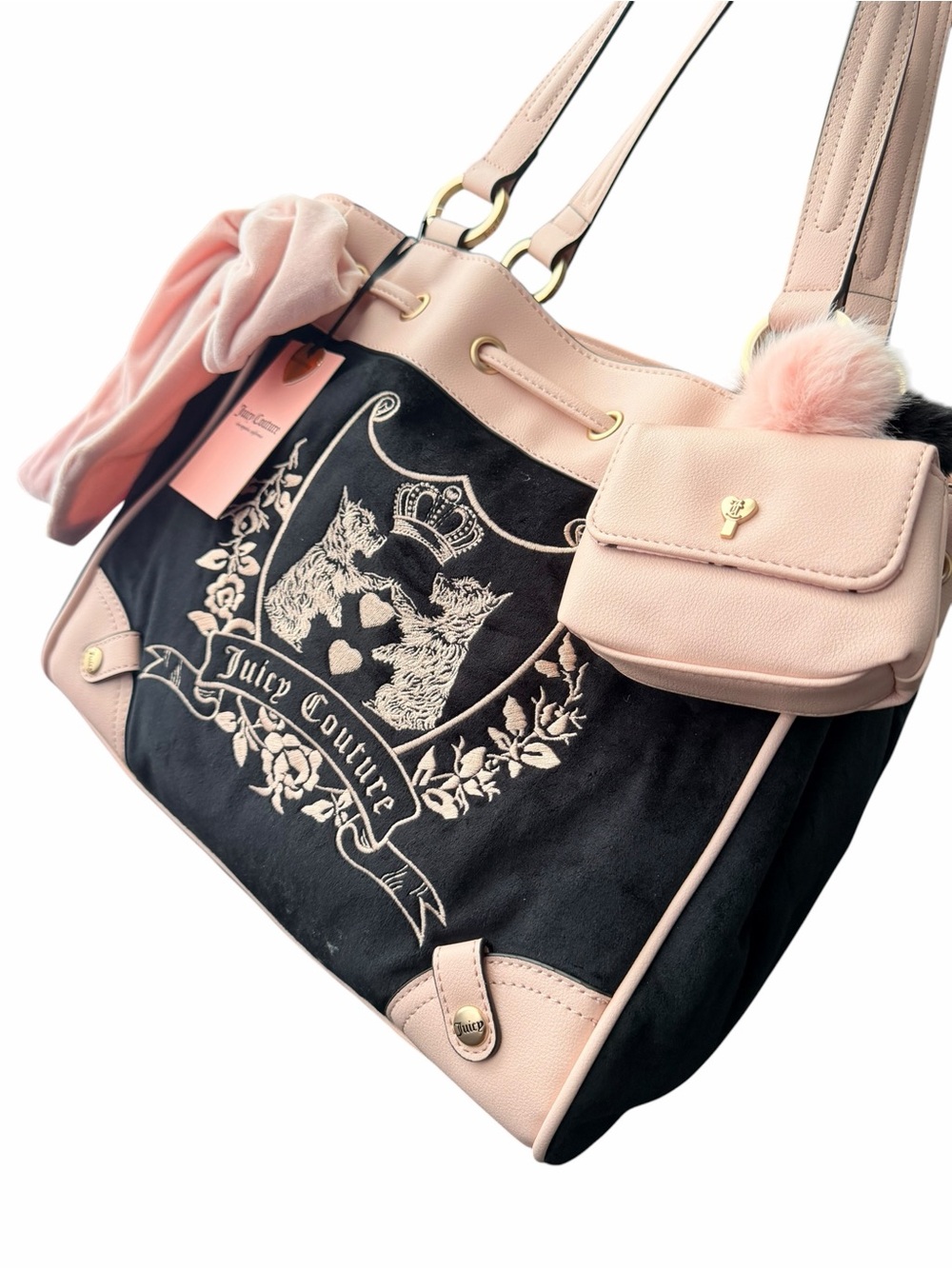 Rare Juicy Couture Liquorice New Love Chapter Tote - Picture 2 of 4